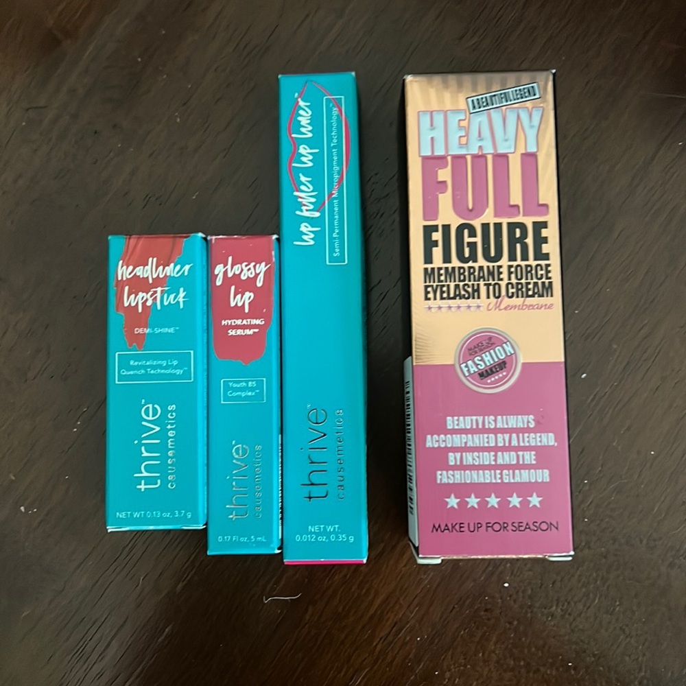 Thrive Causemetics lipstick plus bag